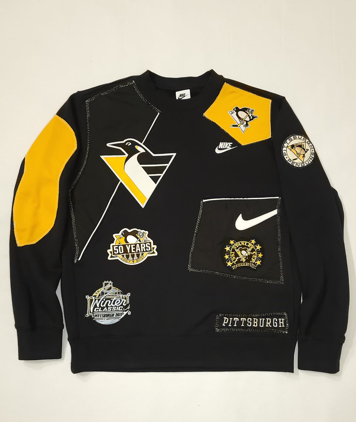 Team Nike crew Fleece(Pittsburgh Penguins) Medium