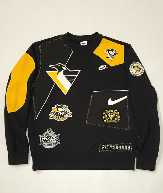 Team Nike crew Fleece(Pittsburgh Penguins)  Medium