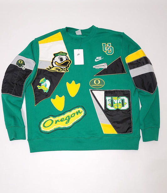 Custom Oregon Ducks Nike fleece sweatshirt